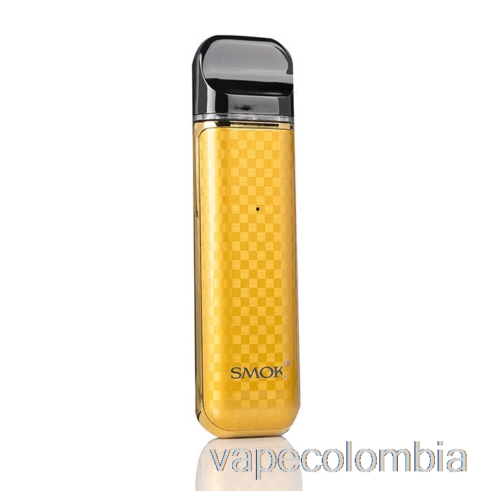 Kit Completo De Vapeo Smok Novo 2 25w Pod System Fibra De Carbono Dorado
